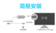 无线同屏器如何投屏到电视安装设置教程