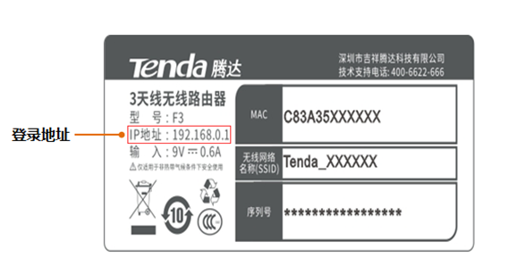 路由器登录信息